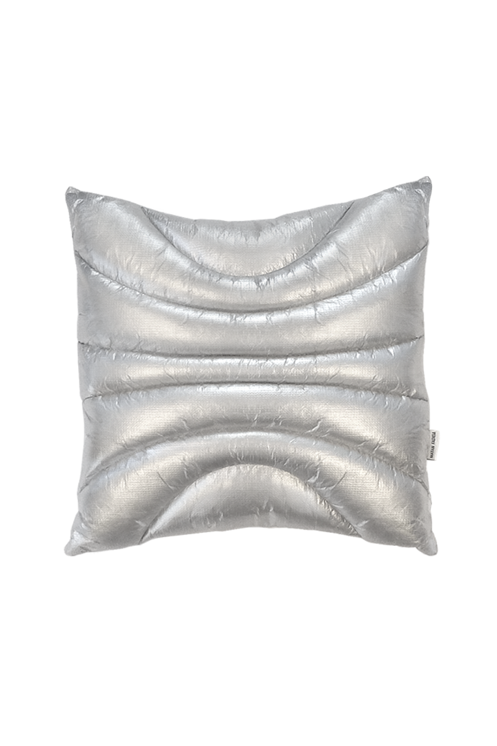 Puffer Cushion Silver