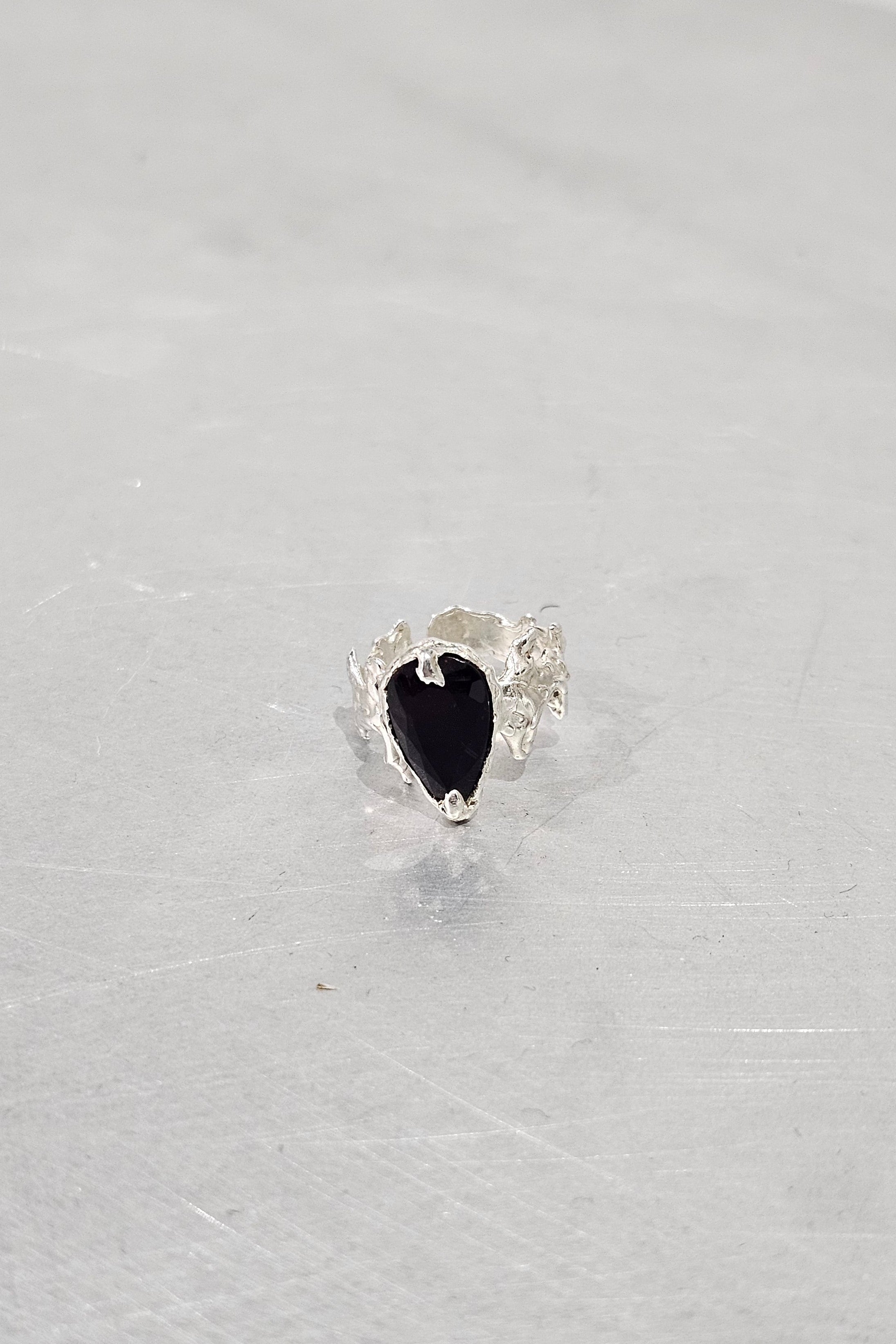 AURORA Ring - Blue Ethiopian Opal