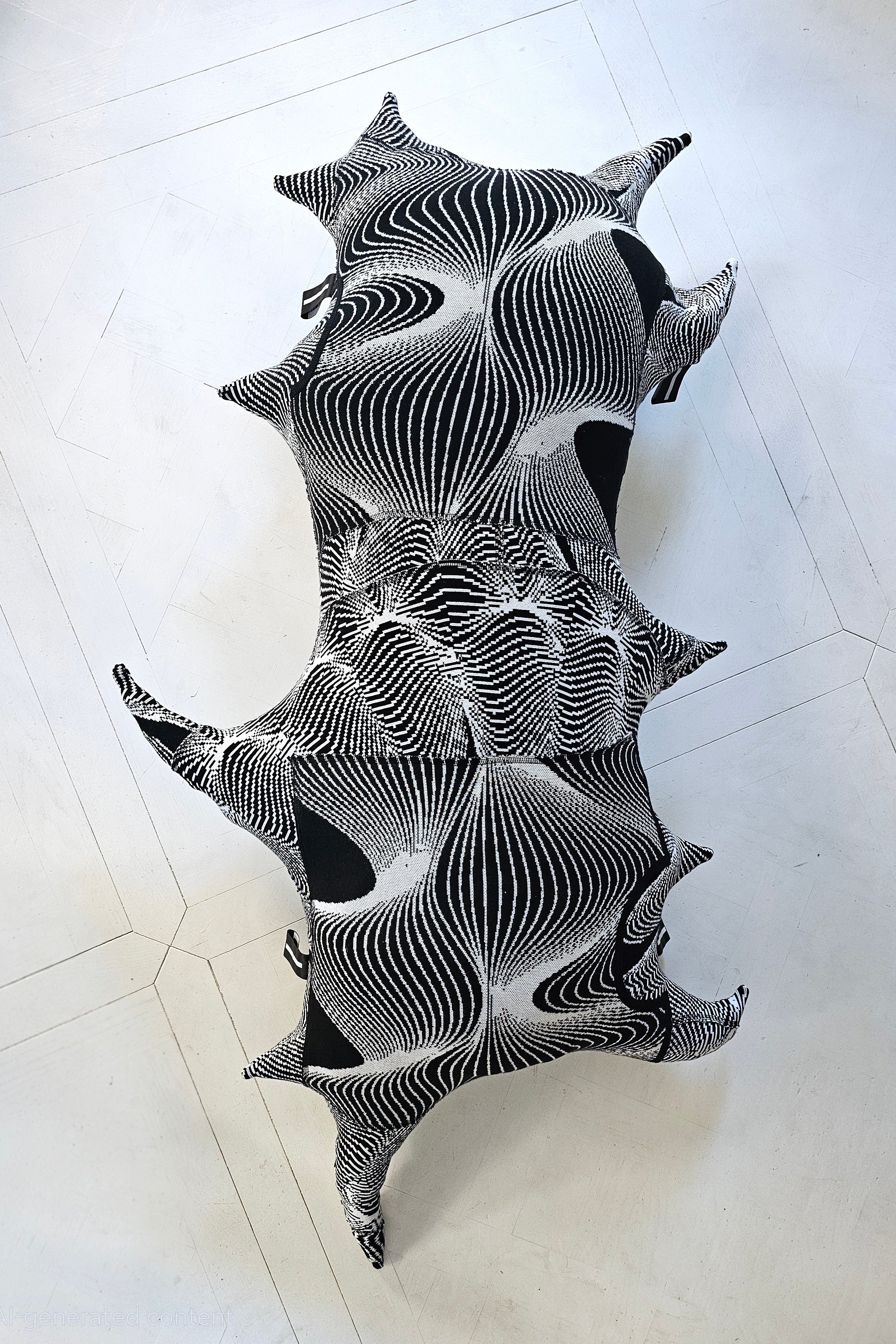 BABY MONSTER KNITWEAR 2-SEATER CUSHION