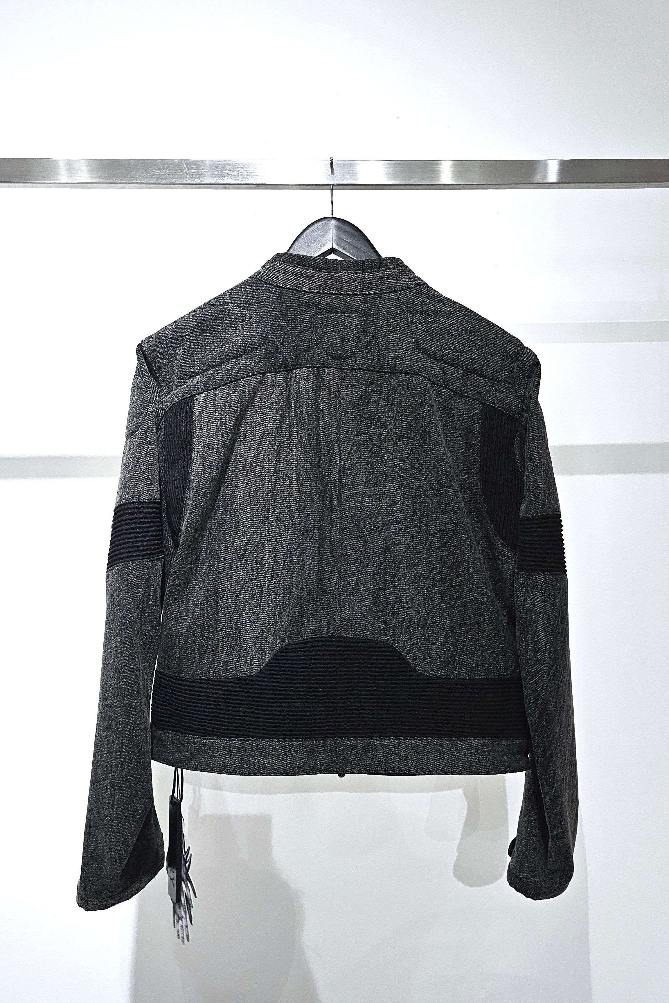 REFLECTIVE MOTOCYCLE DENIM JACKET