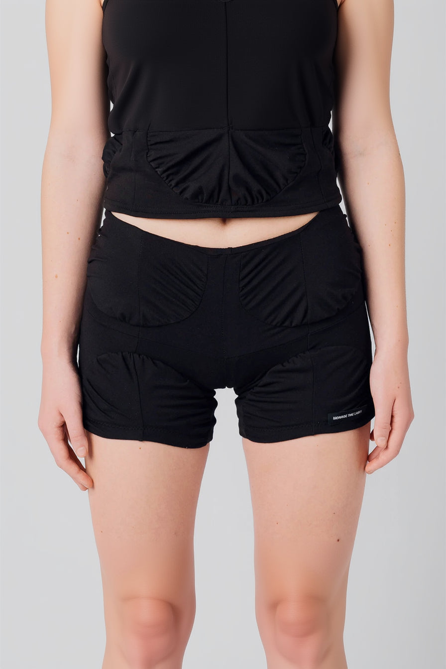 GATHER SHORTS - BLACK