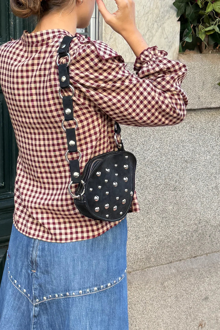 BLACK BOHO TROTTER BAG