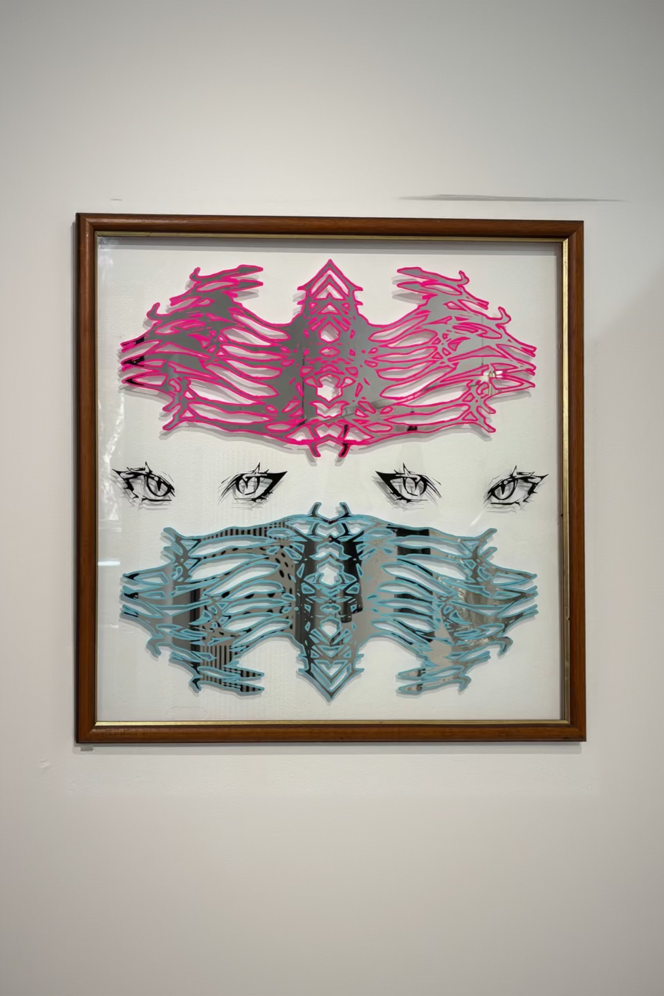 ACTUALLY D00MED Glass artwork