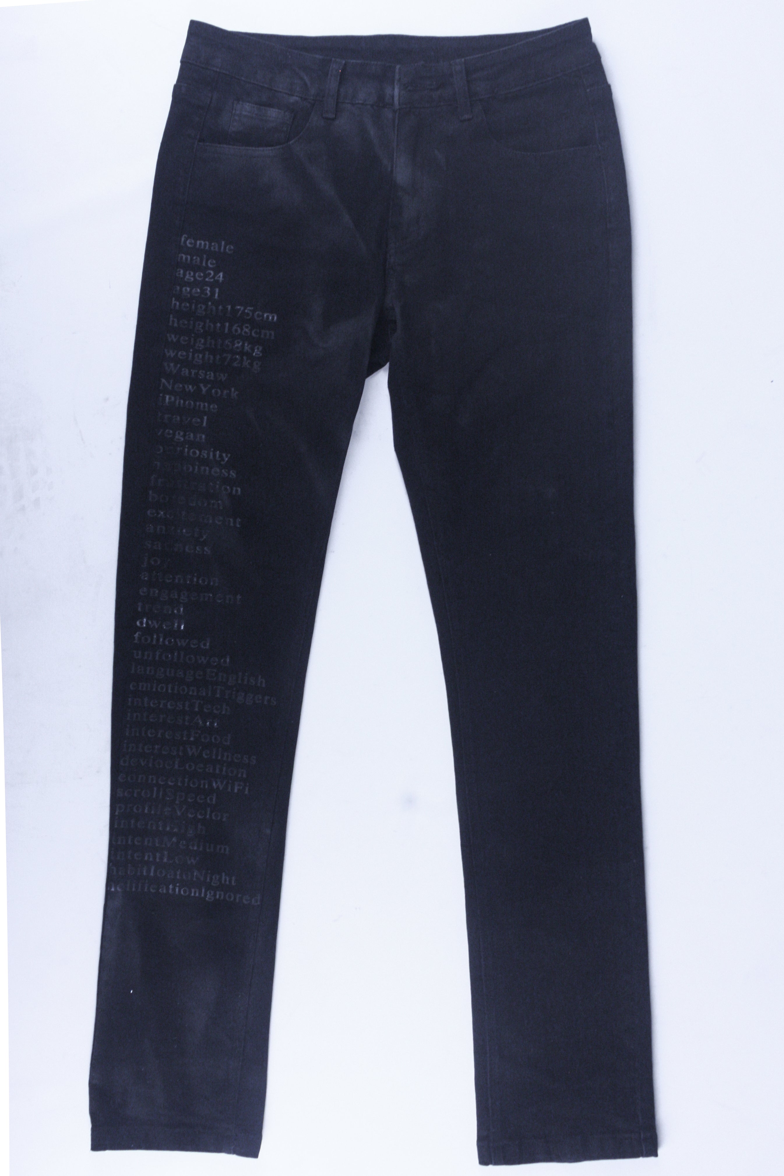 BLACK ALGORITHM JEANS