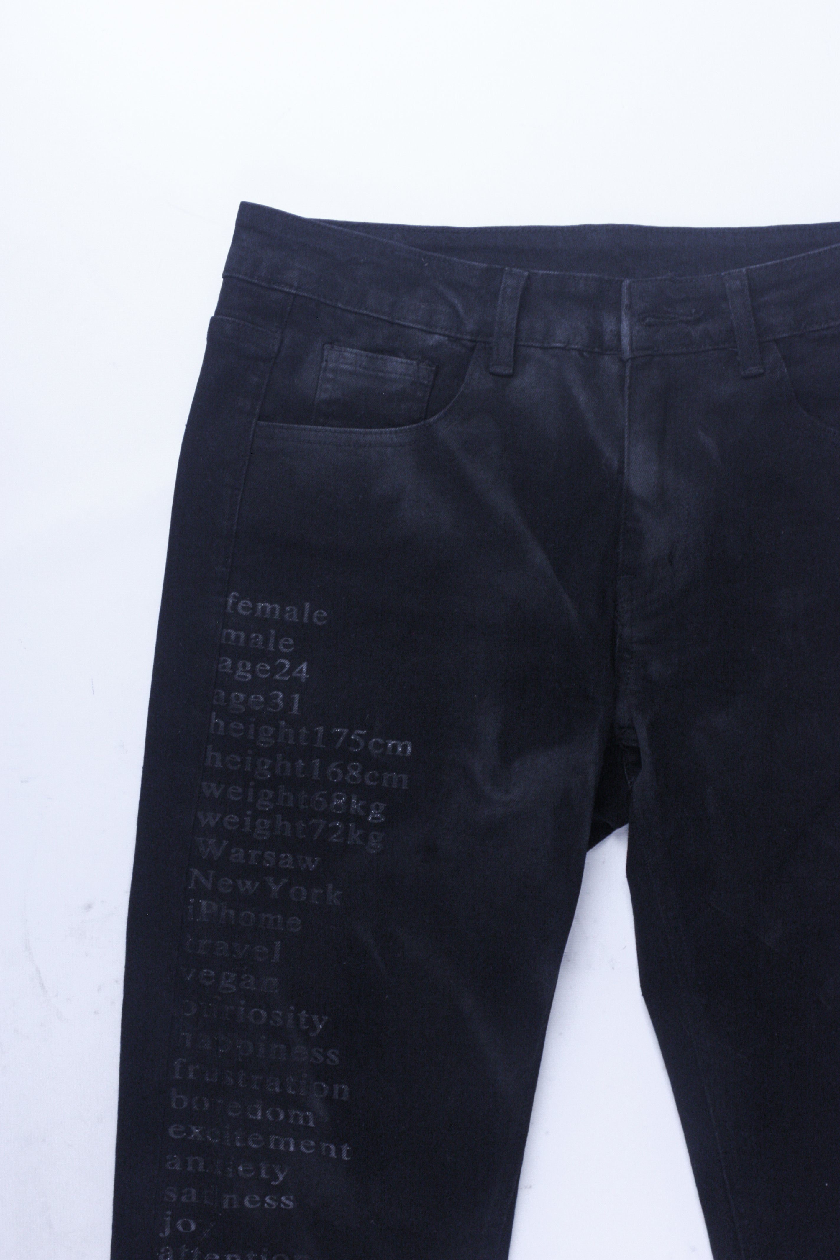 BLACK ALGORITHM JEANS