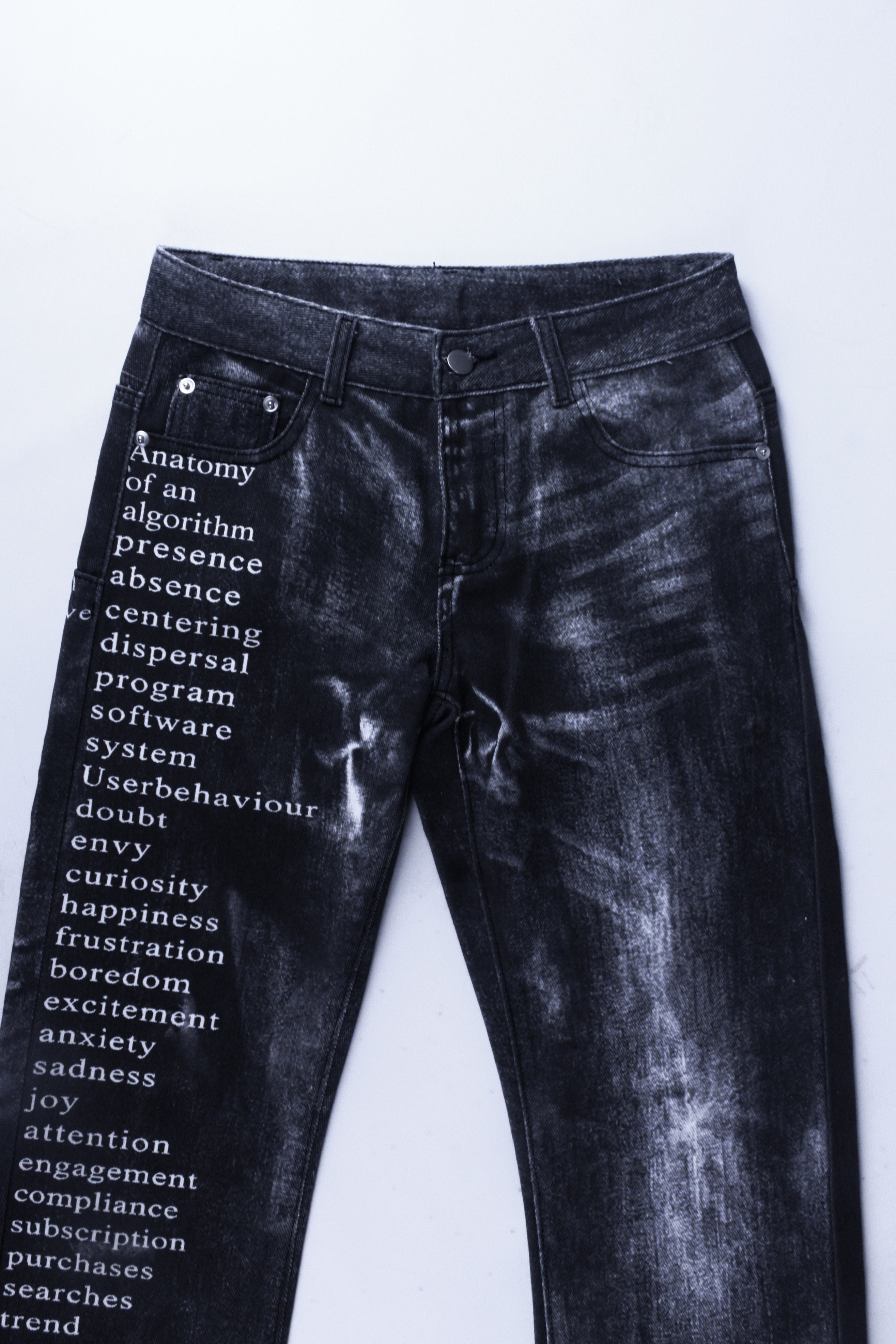 DIGITAL WASH BLACK ALGORITHM JEANS