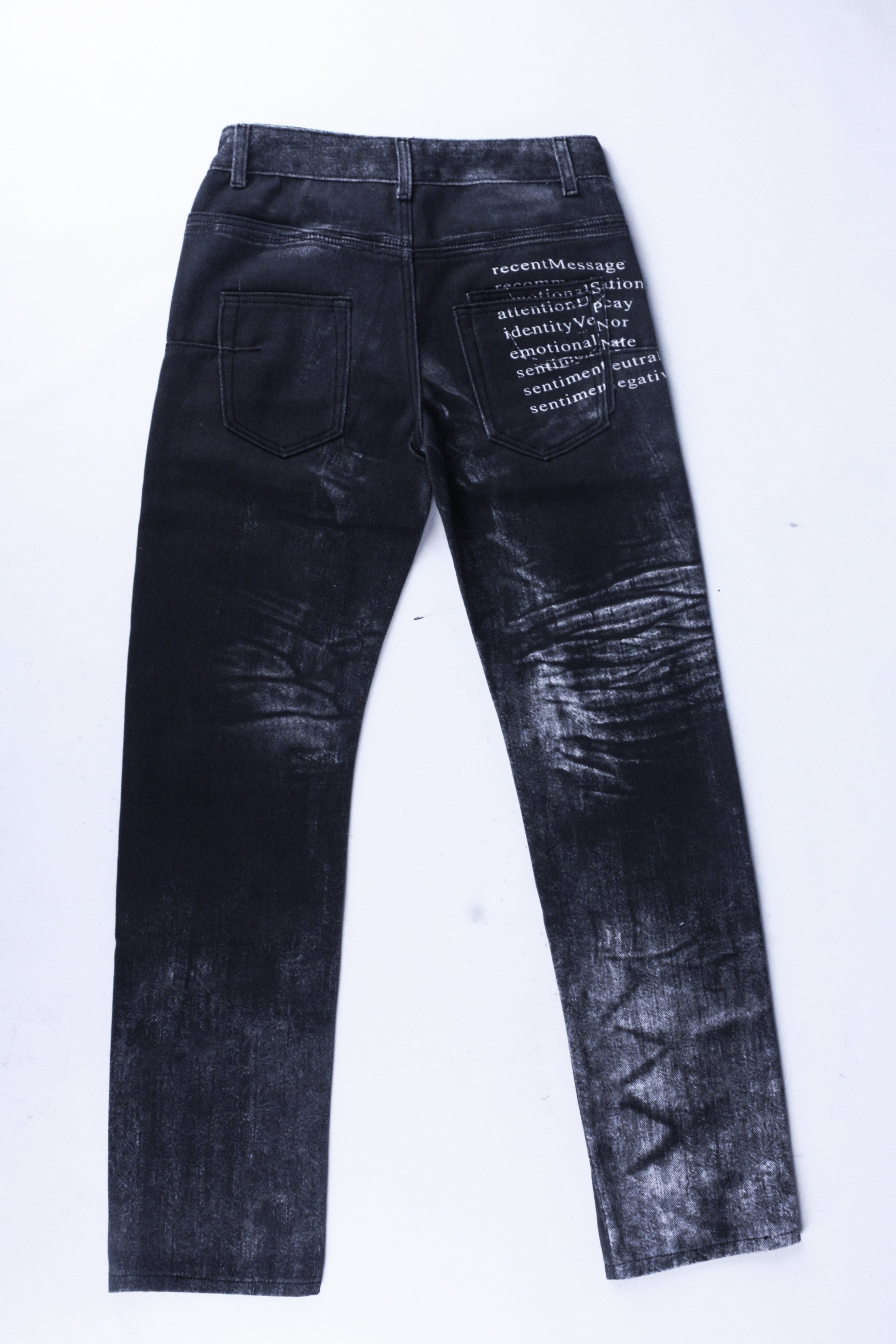 DIGITAL WASH BLACK ALGORITHM JEANS