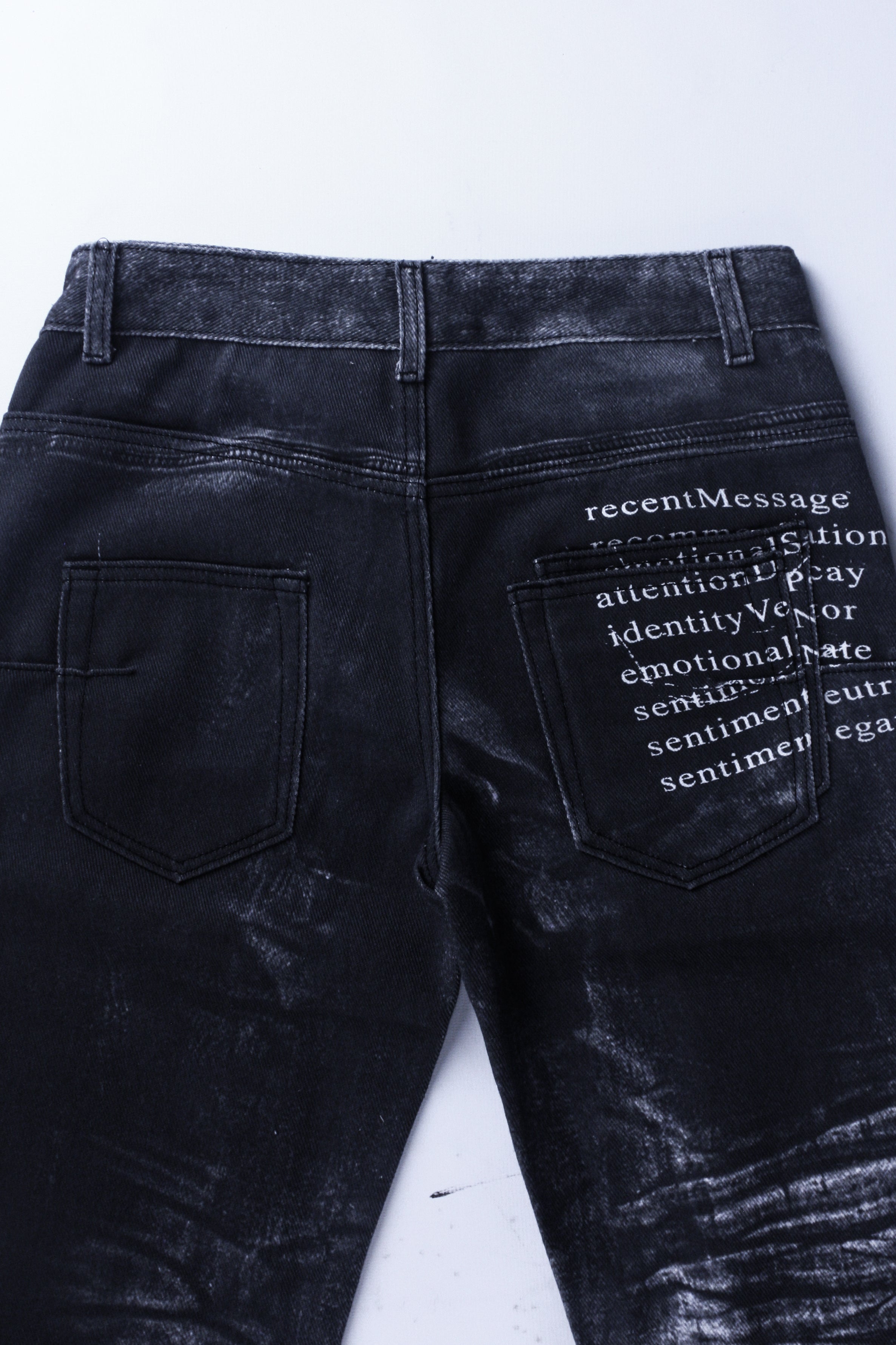 DIGITAL WASH BLACK ALGORITHM JEANS