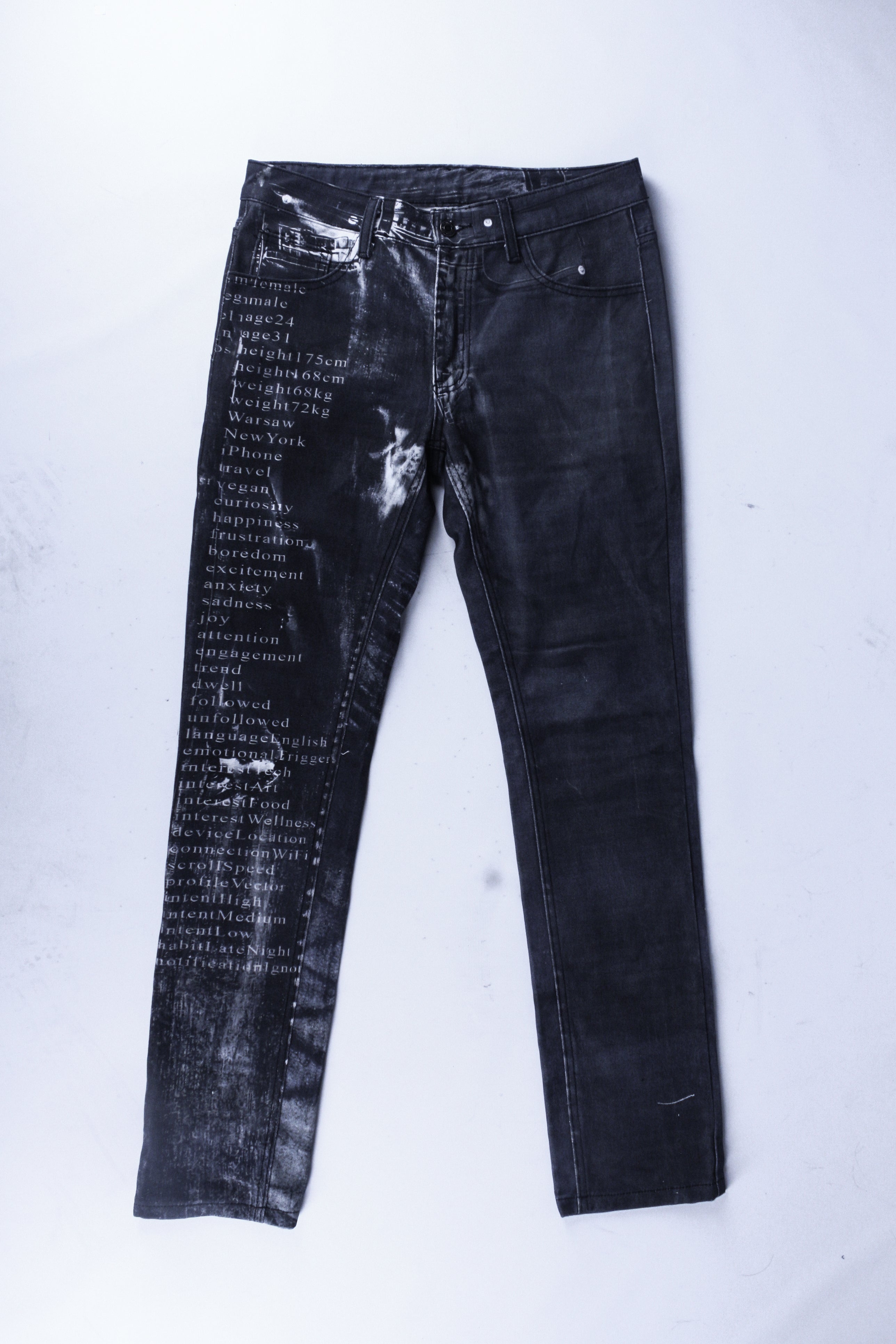 DIGITAL WASH GREY ALGORITHM JEANS