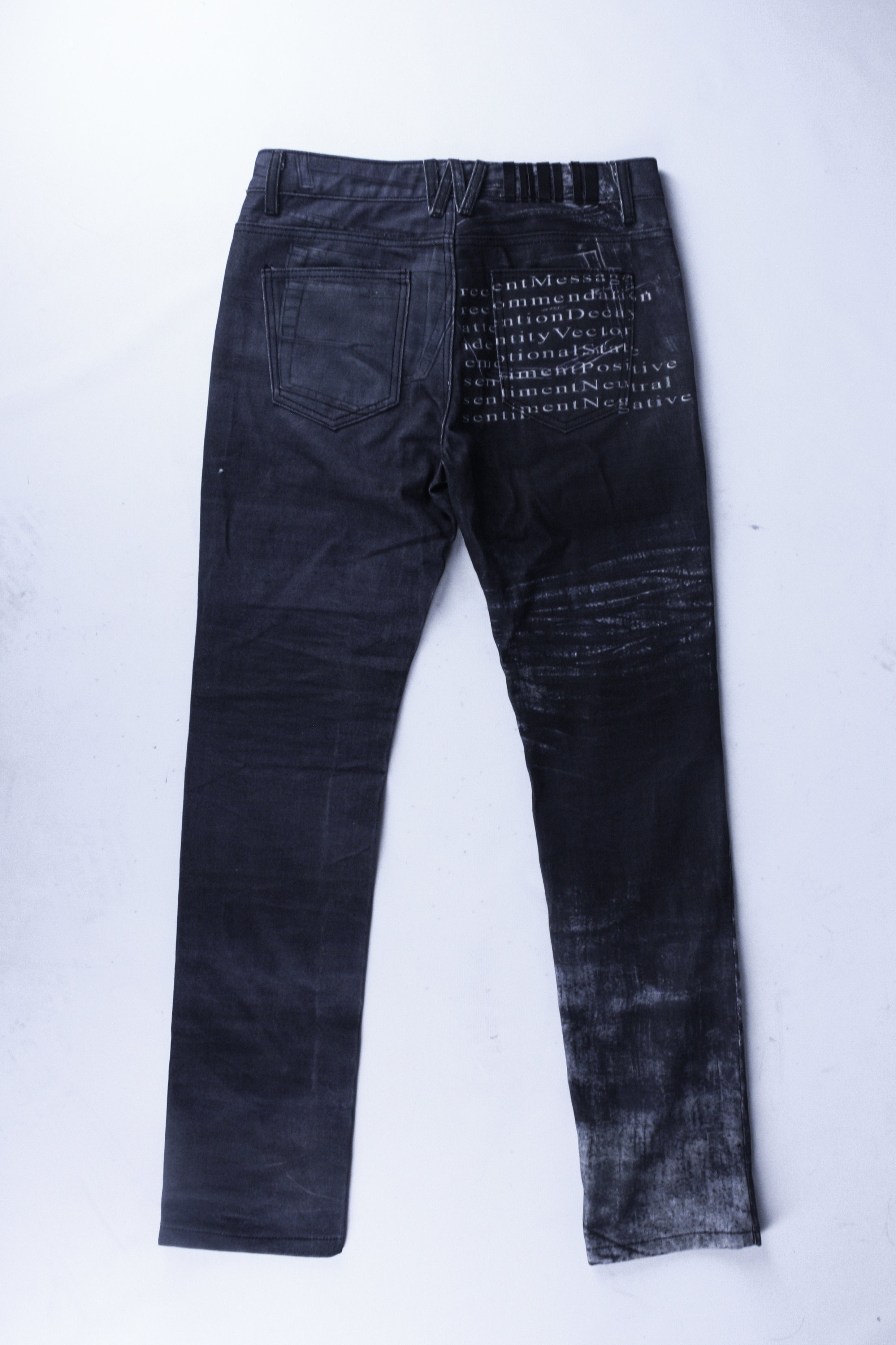 DIGITAL WASH GREY ALGORITHM JEANS
