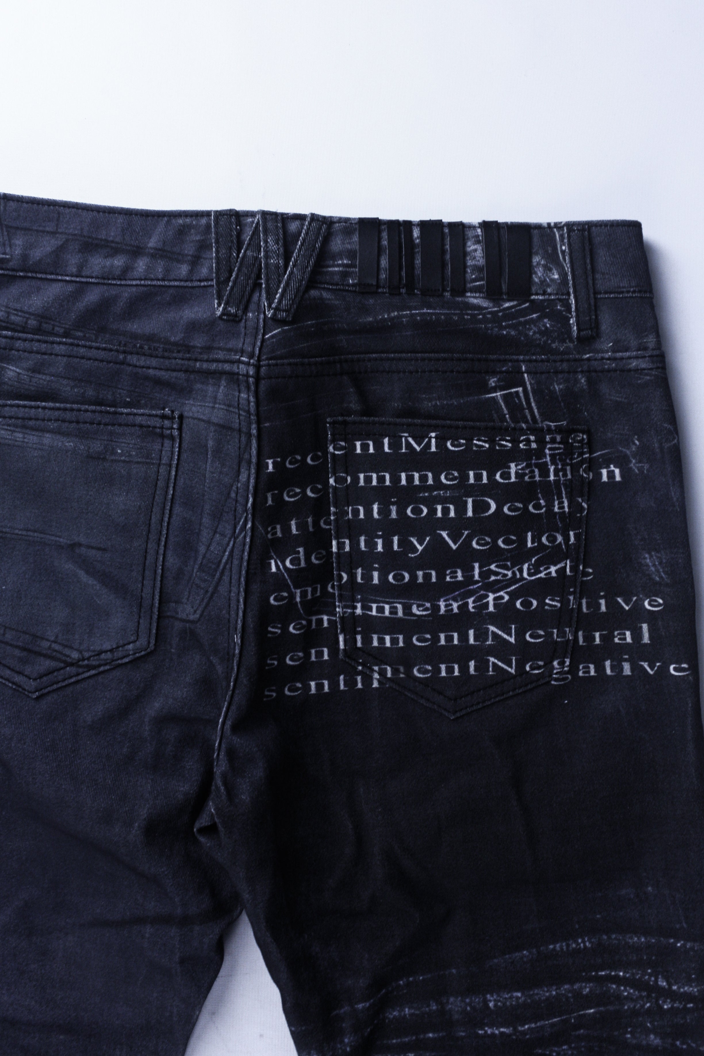 DIGITAL WASH GREY ALGORITHM JEANS