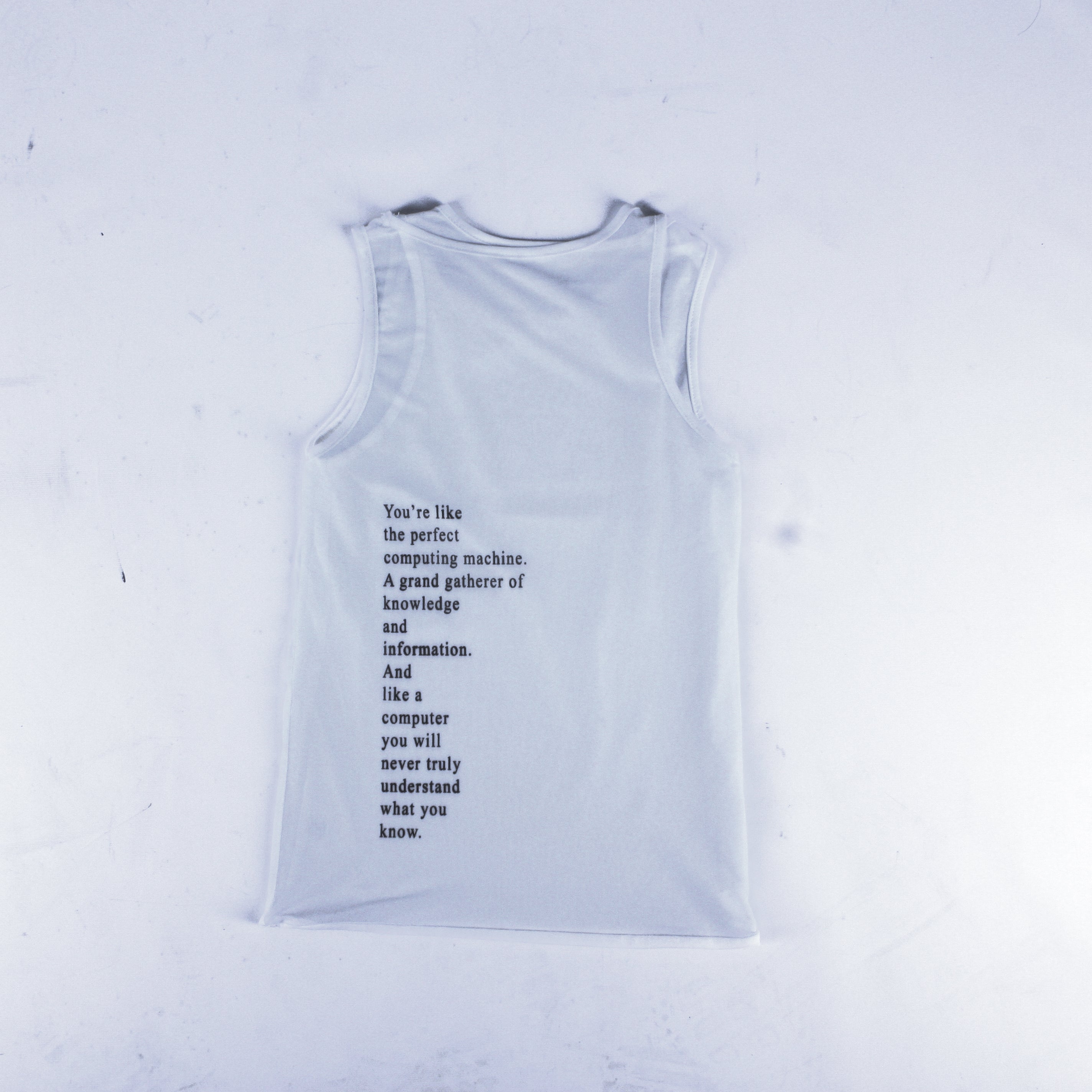 COMPUTER KNOWLEDGE DOUBLE LAYER TANK TOP