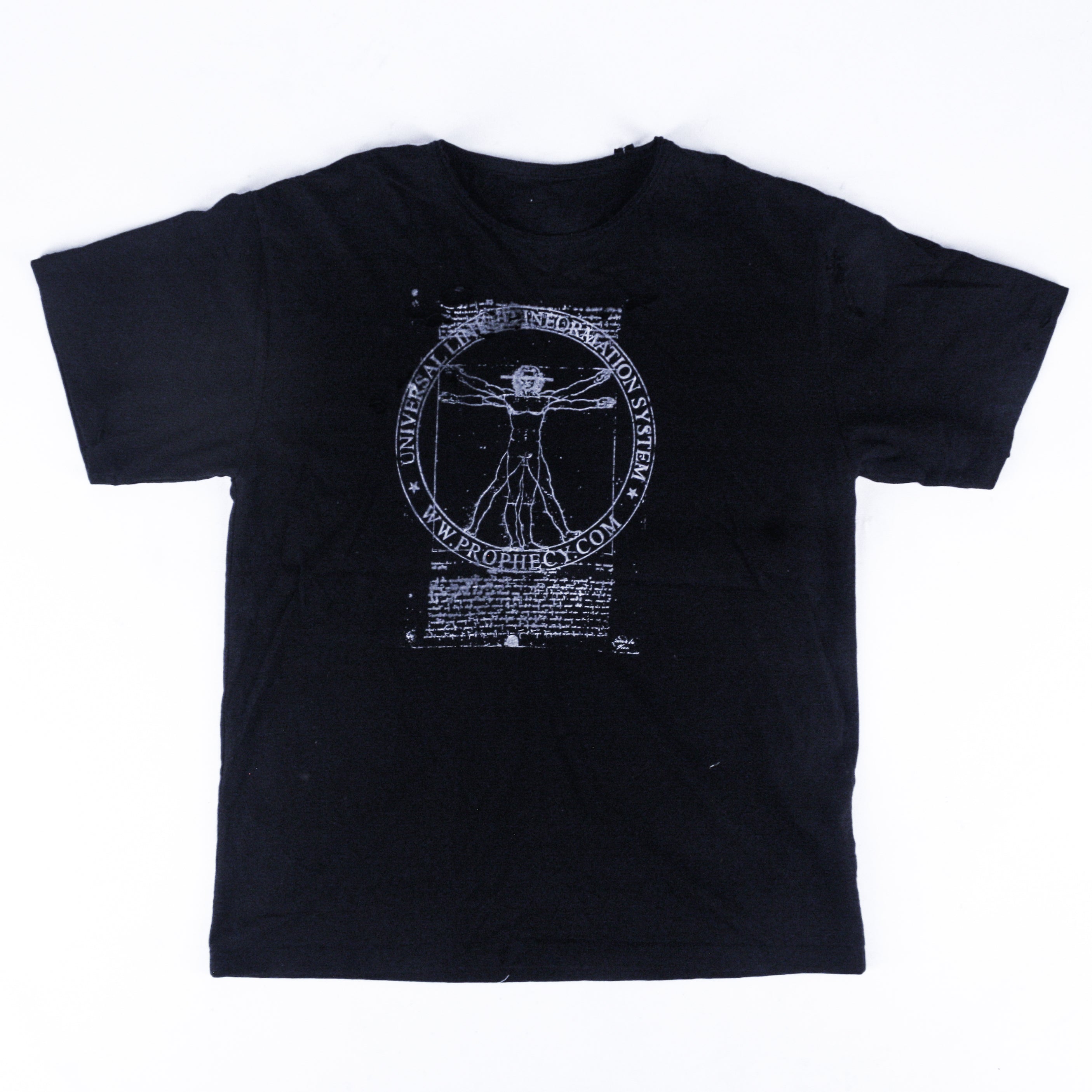 PROPHECY T-SHIRT DISTRESSED BLACK