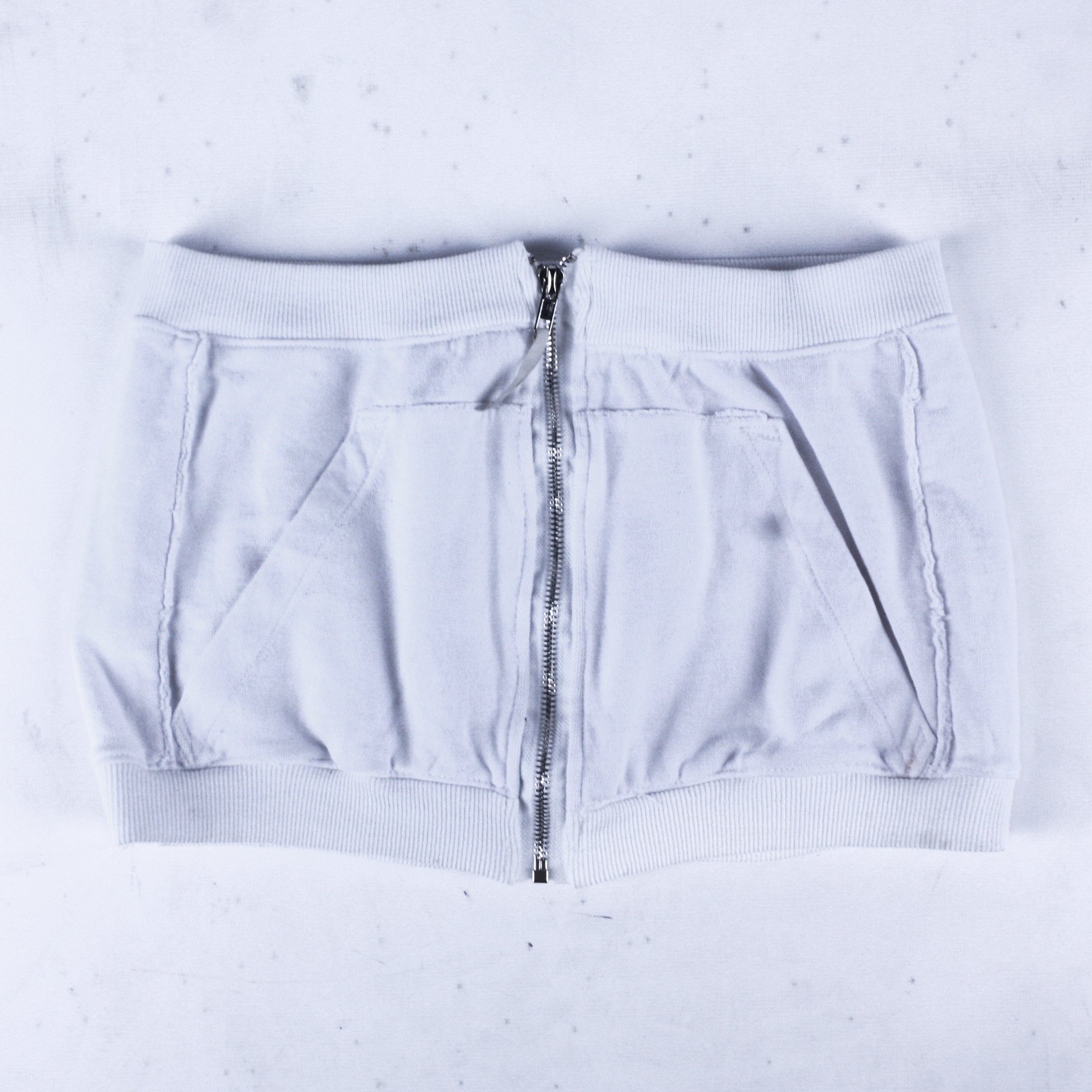 WHITE HOODIE SKIRT