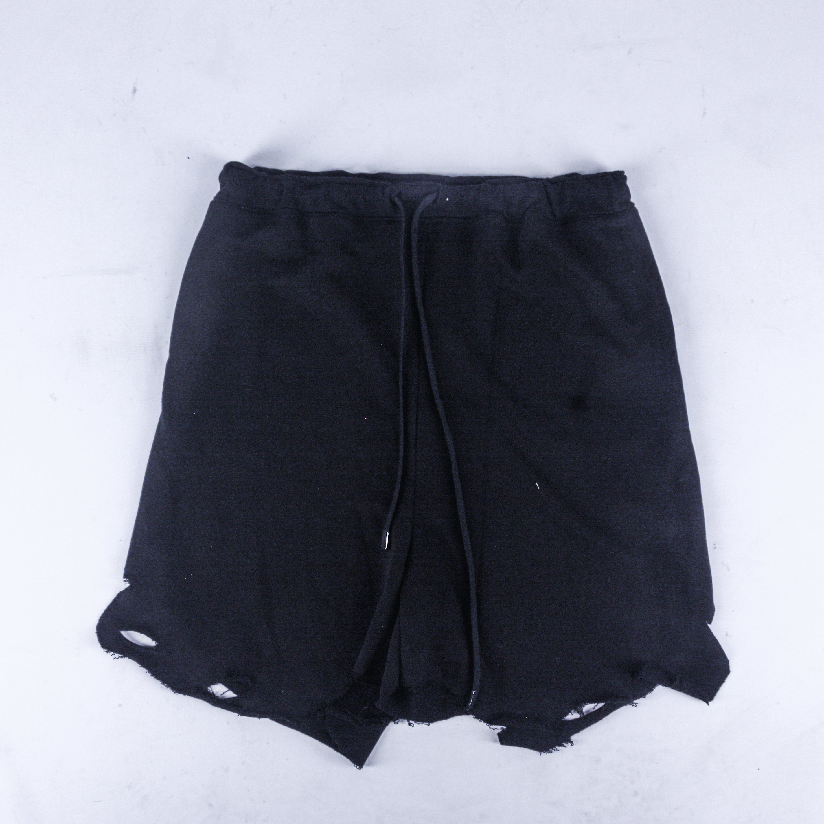 DESTROYED TERRY SHORTS