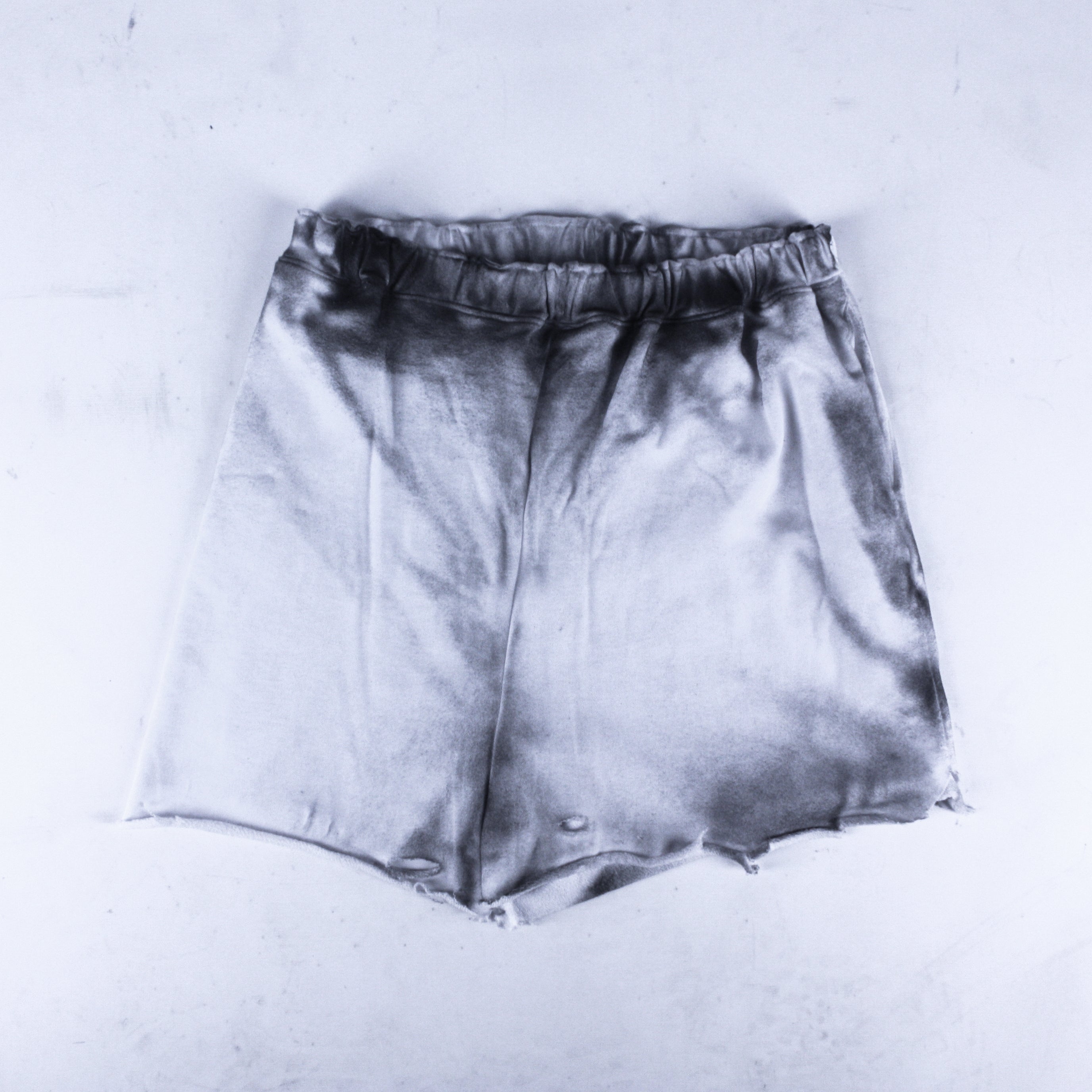DESTROYED TERRY SHORTS
