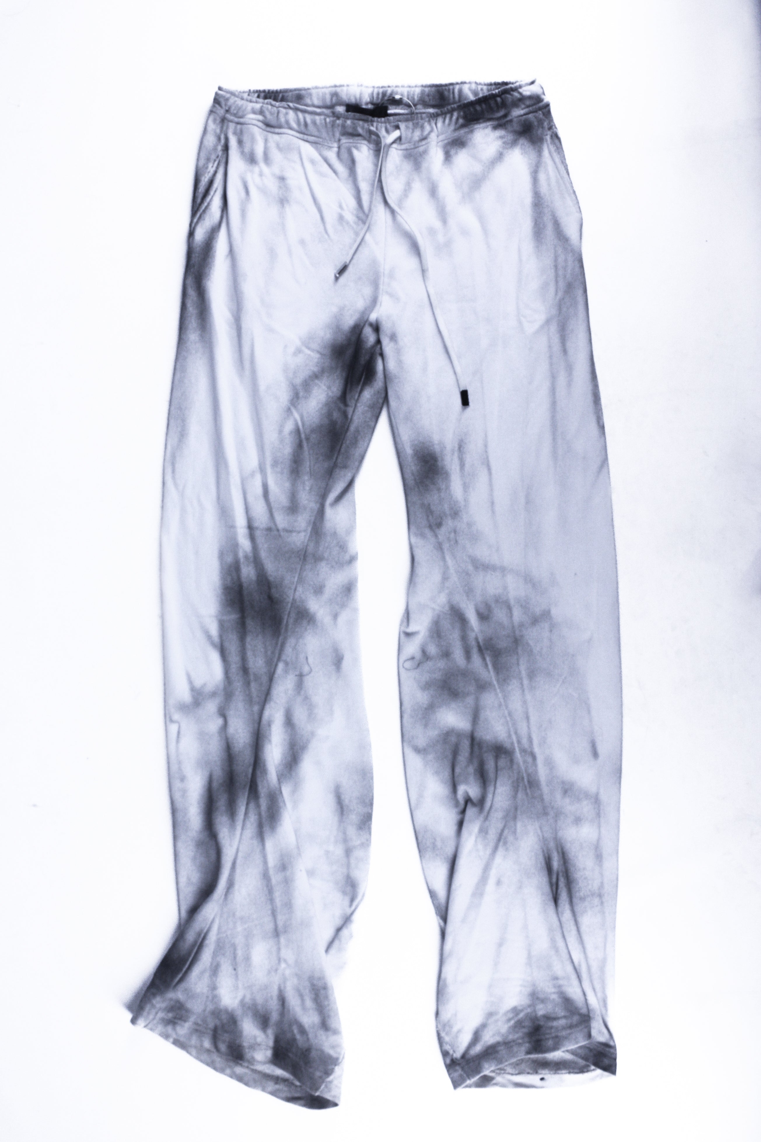 DIRTY WHITE TWISTED SWEATPANTS