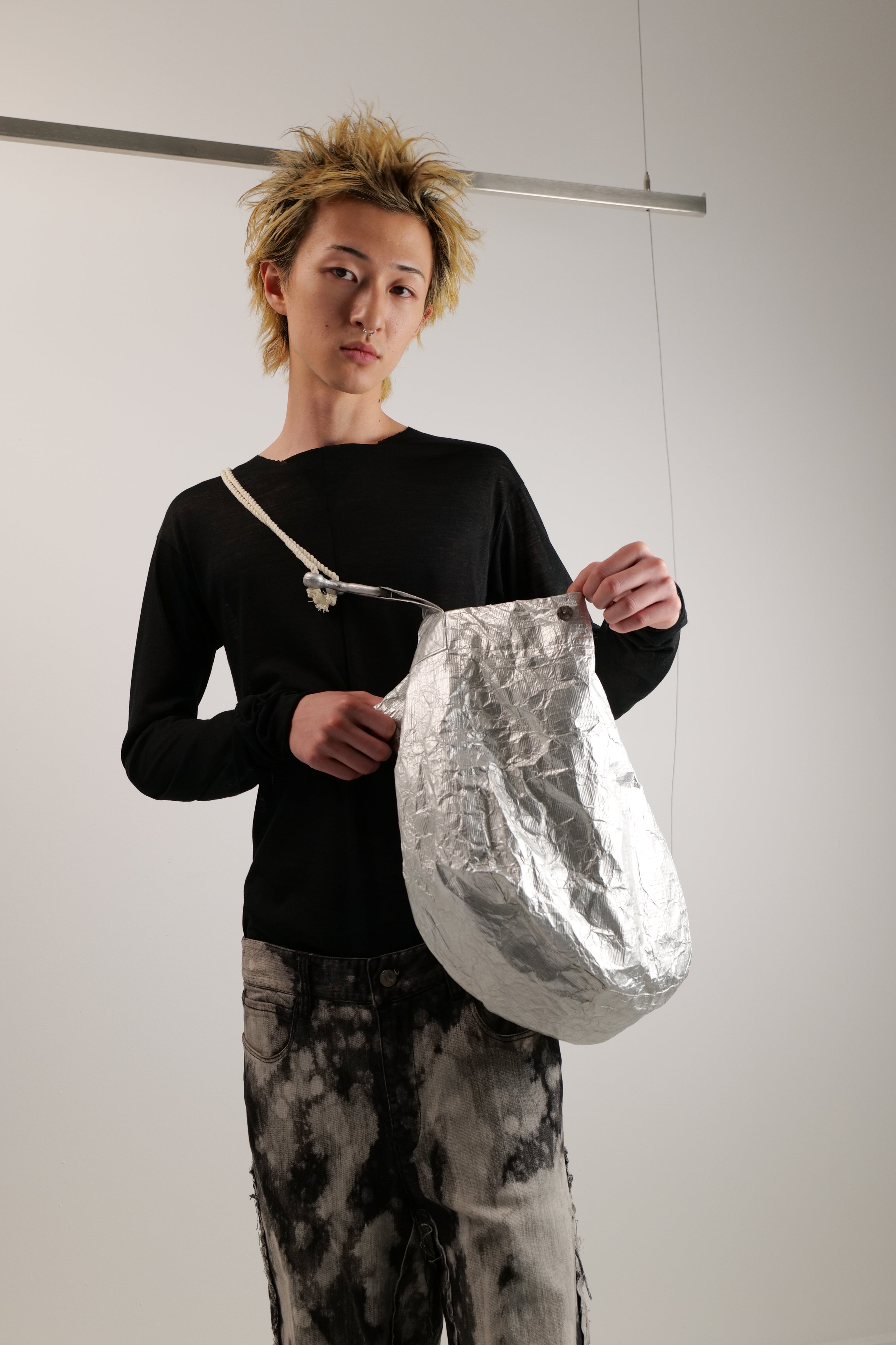 Sling bag - silver
