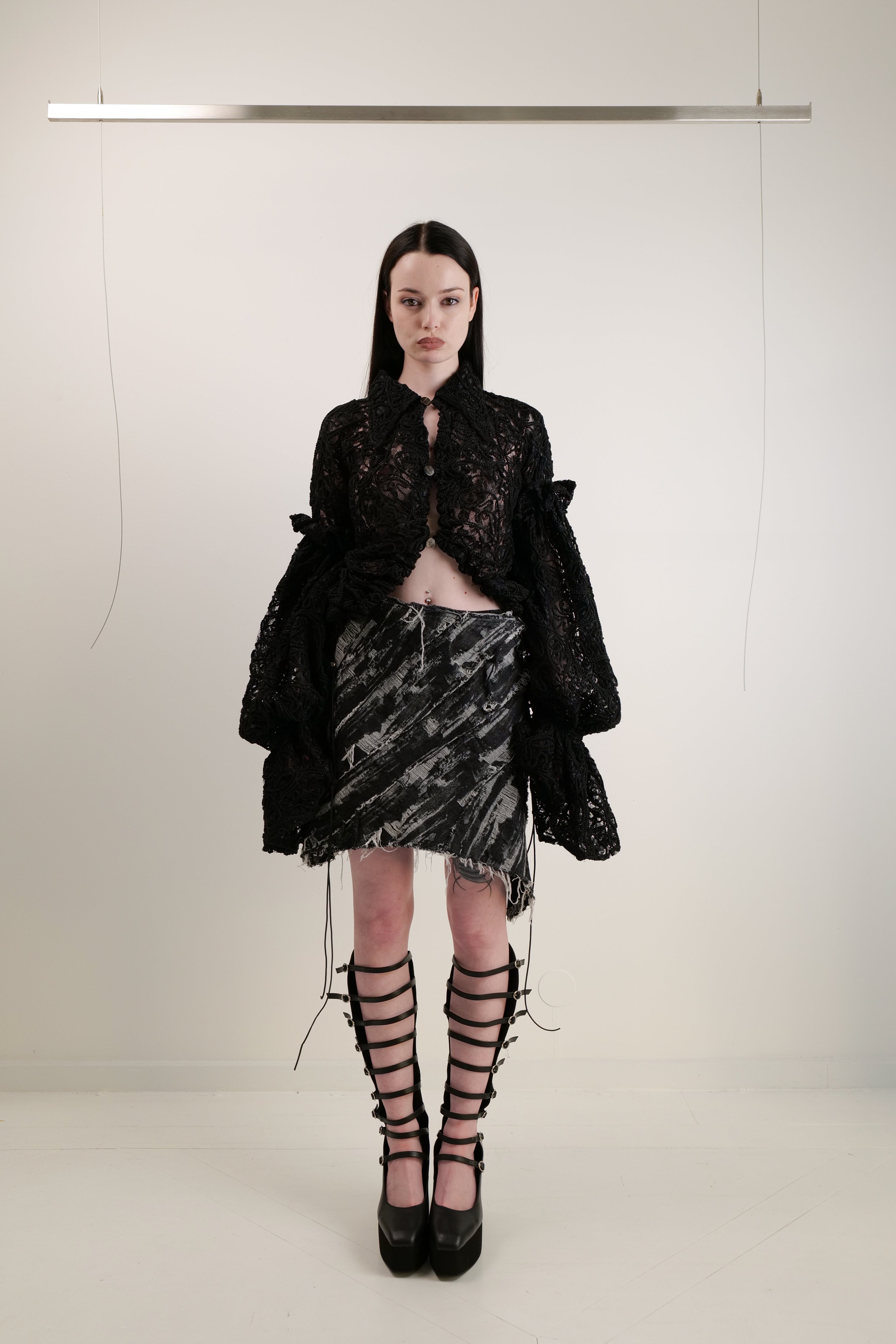 Cipher Cropped Shirt Jacket