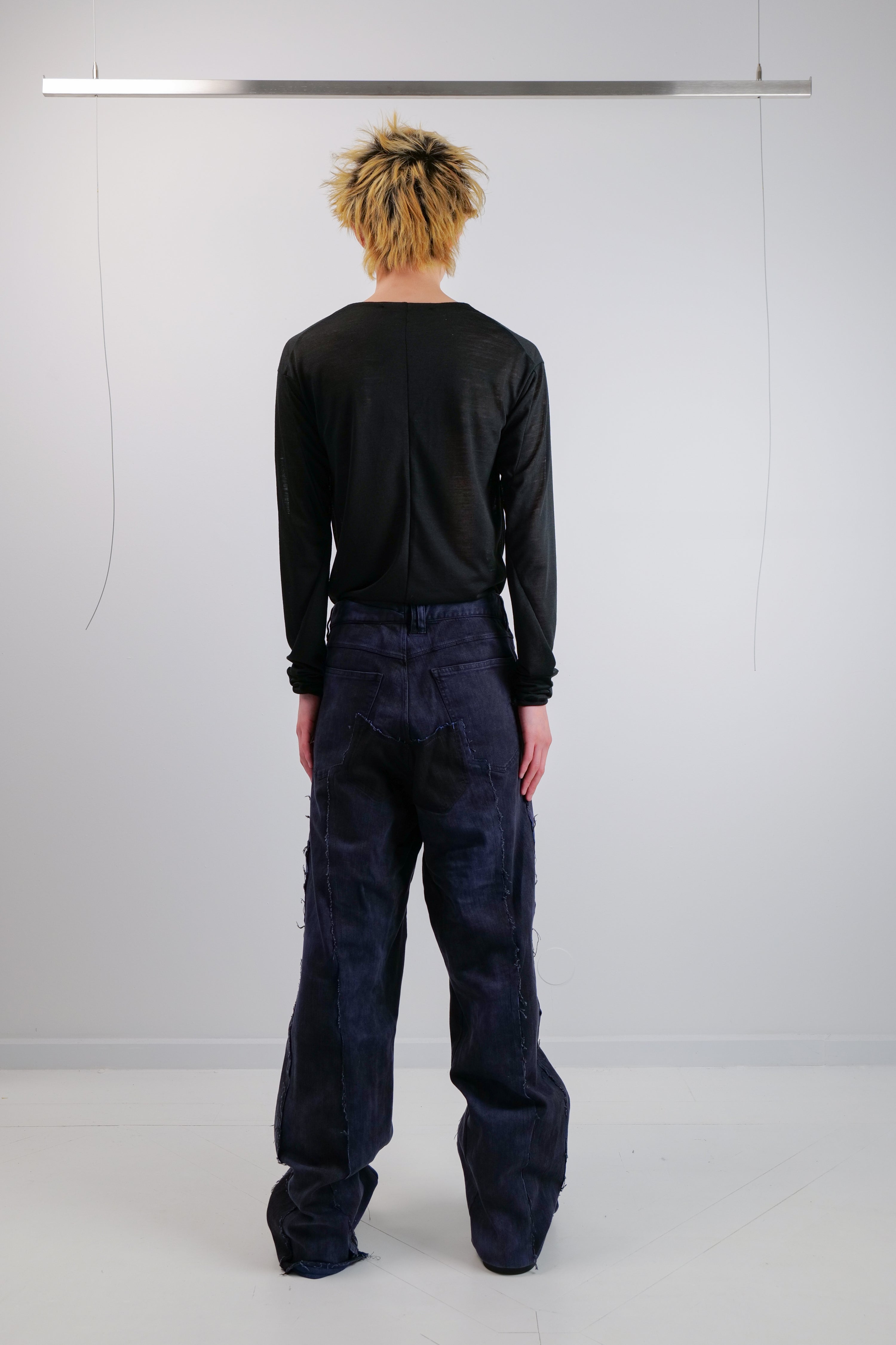 1 OF 1 RE-ENGINEERED JEANS - BLUE & BLACK