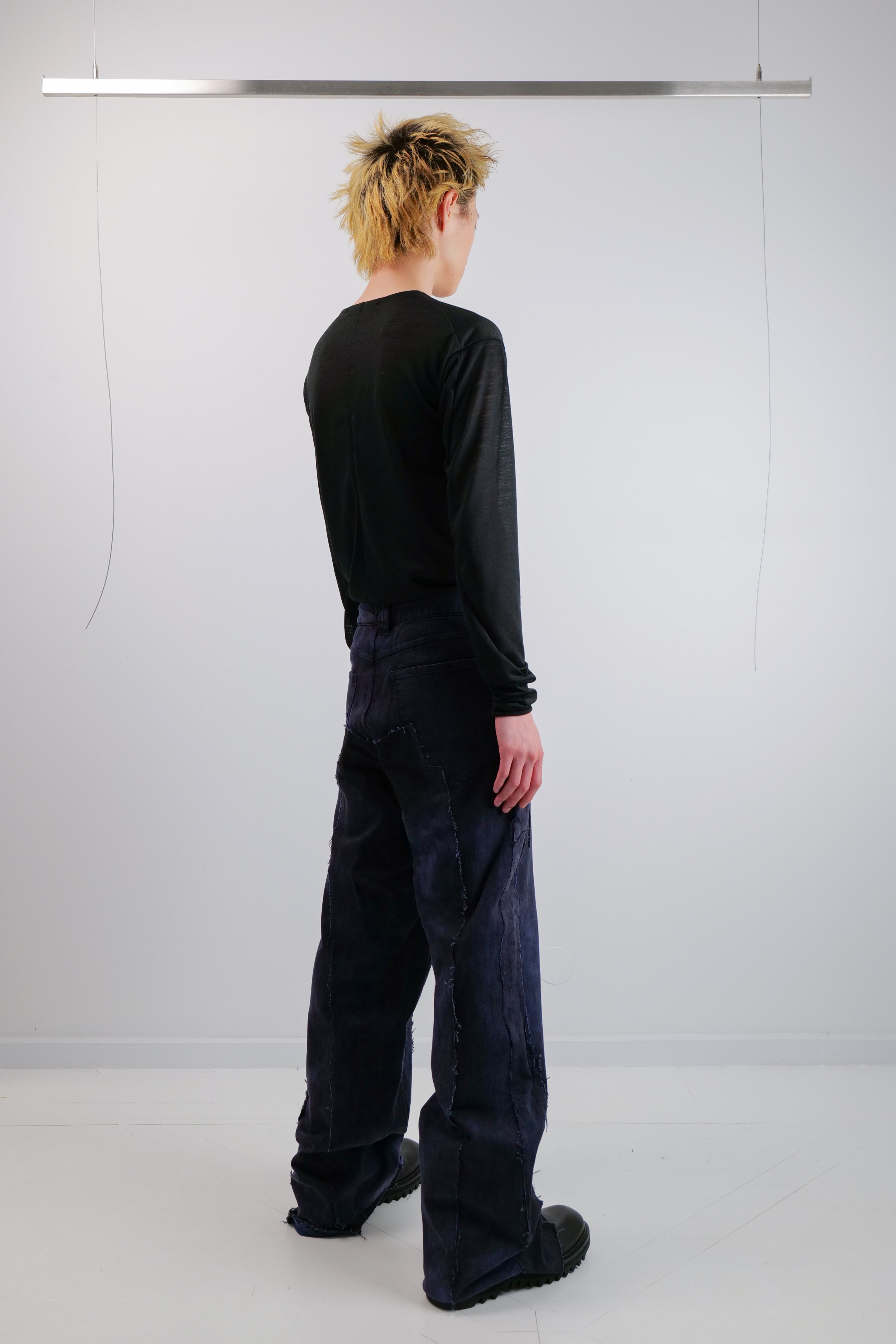 1 OF 1 RE-ENGINEERED JEANS - BLUE & BLACK