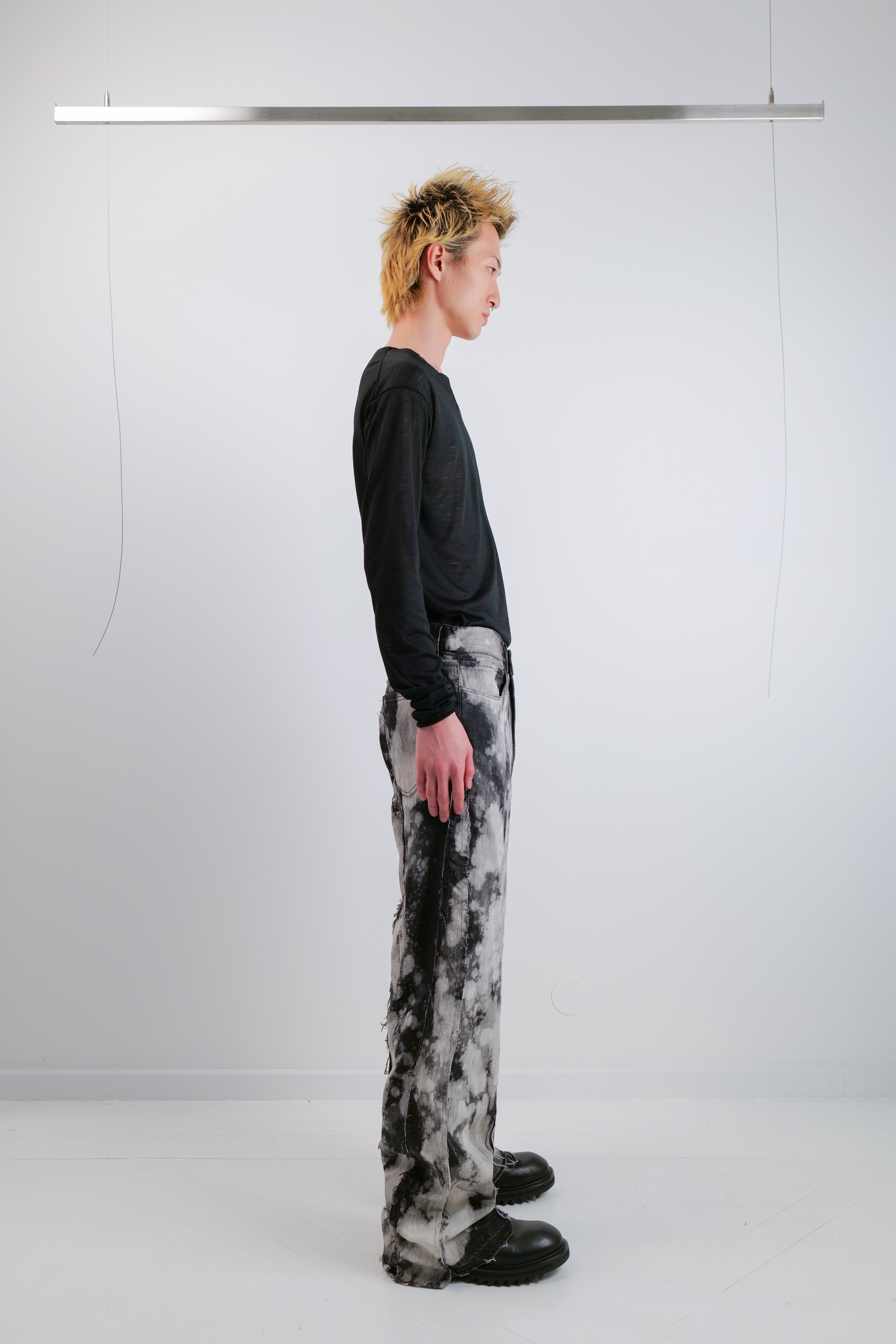 1 OF 1 RE-ENGINEERED JEANS - GREY & BLACK