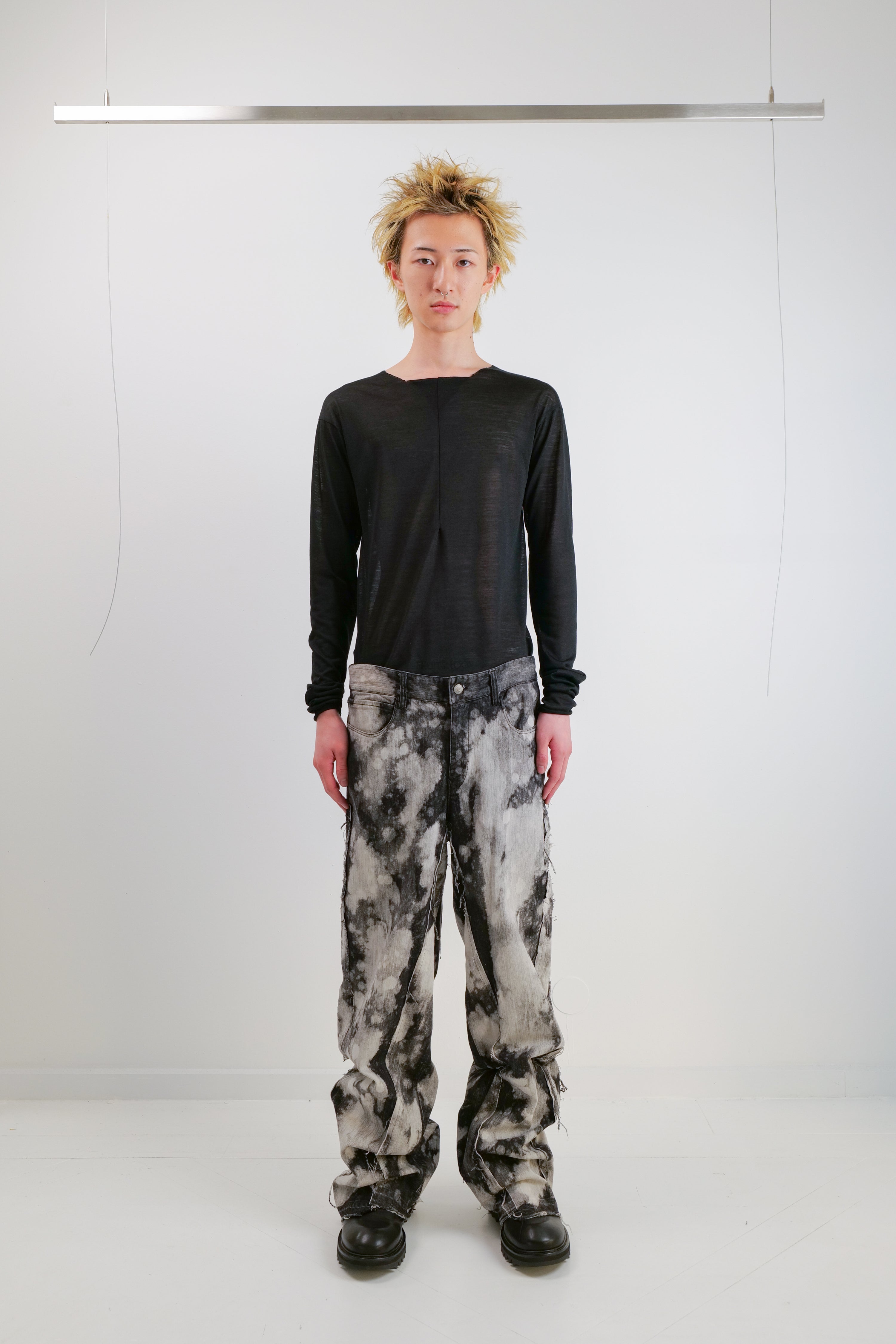 1 OF 1 RE-ENGINEERED JEANS - GREY & BLACK