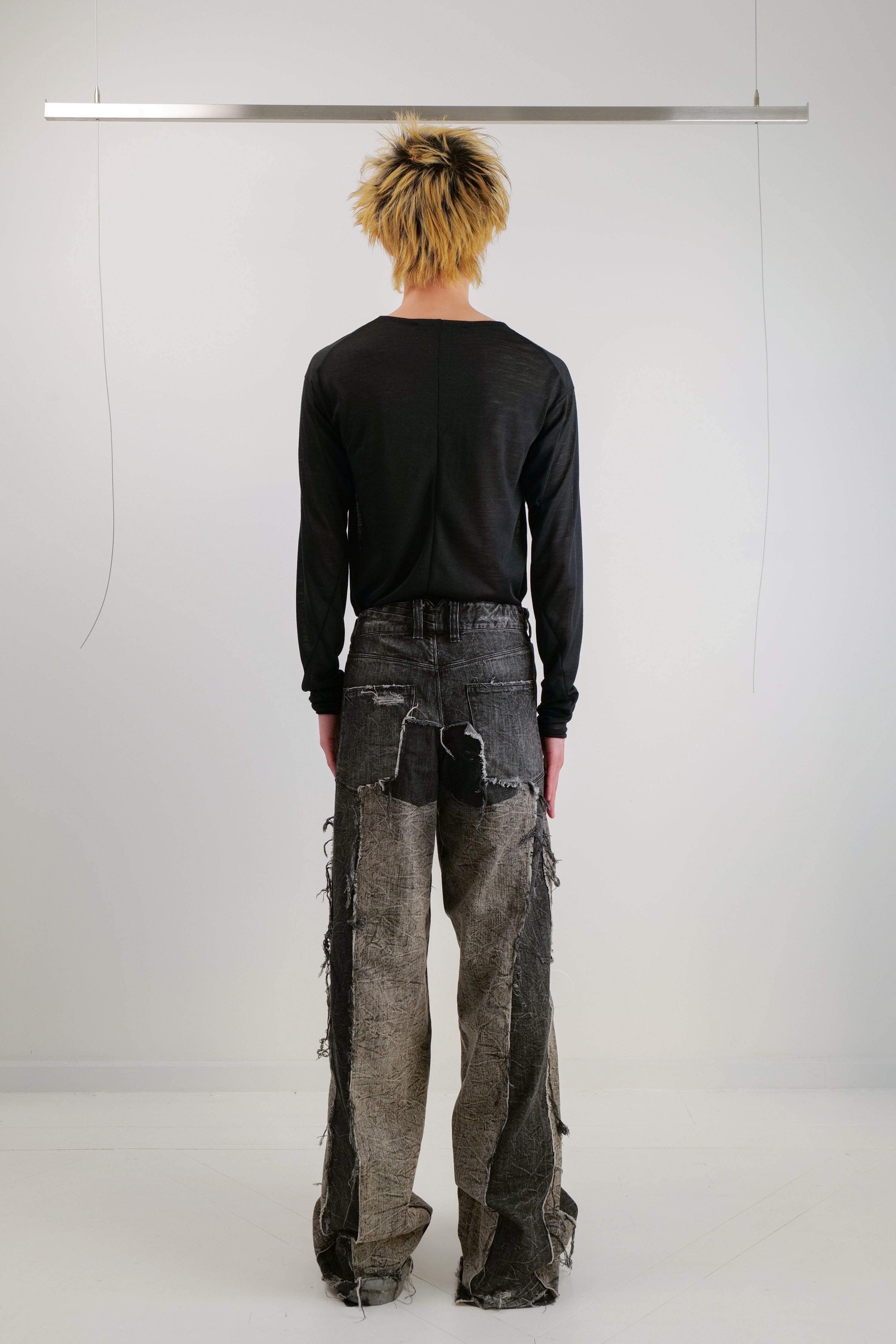 1 OF 1 RE-ENGINEERED JEANS - DARK GREY & BLACK