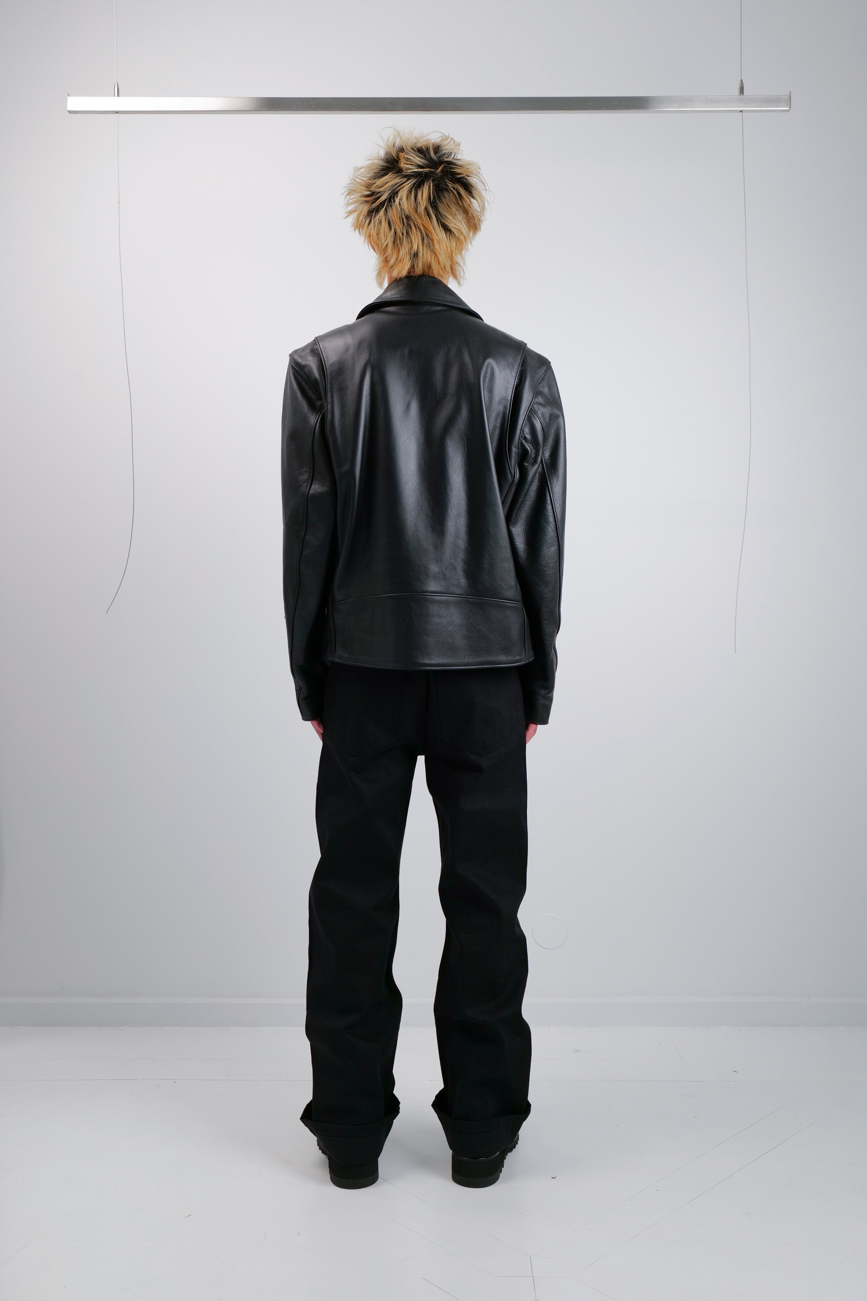 TACTILE RETRO MOTORCYCLE LEATHER JACKET