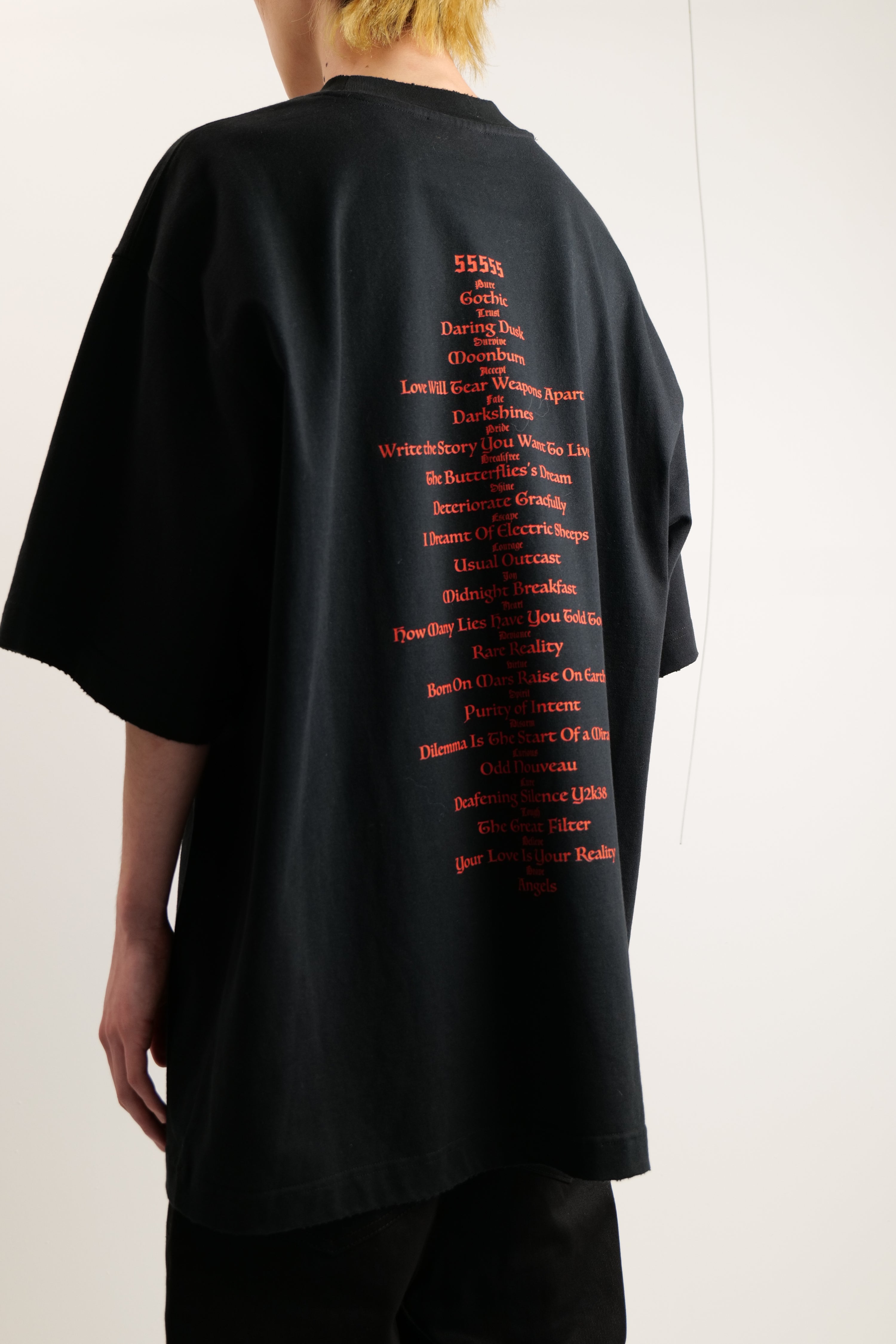 55555 Oversize Print tee