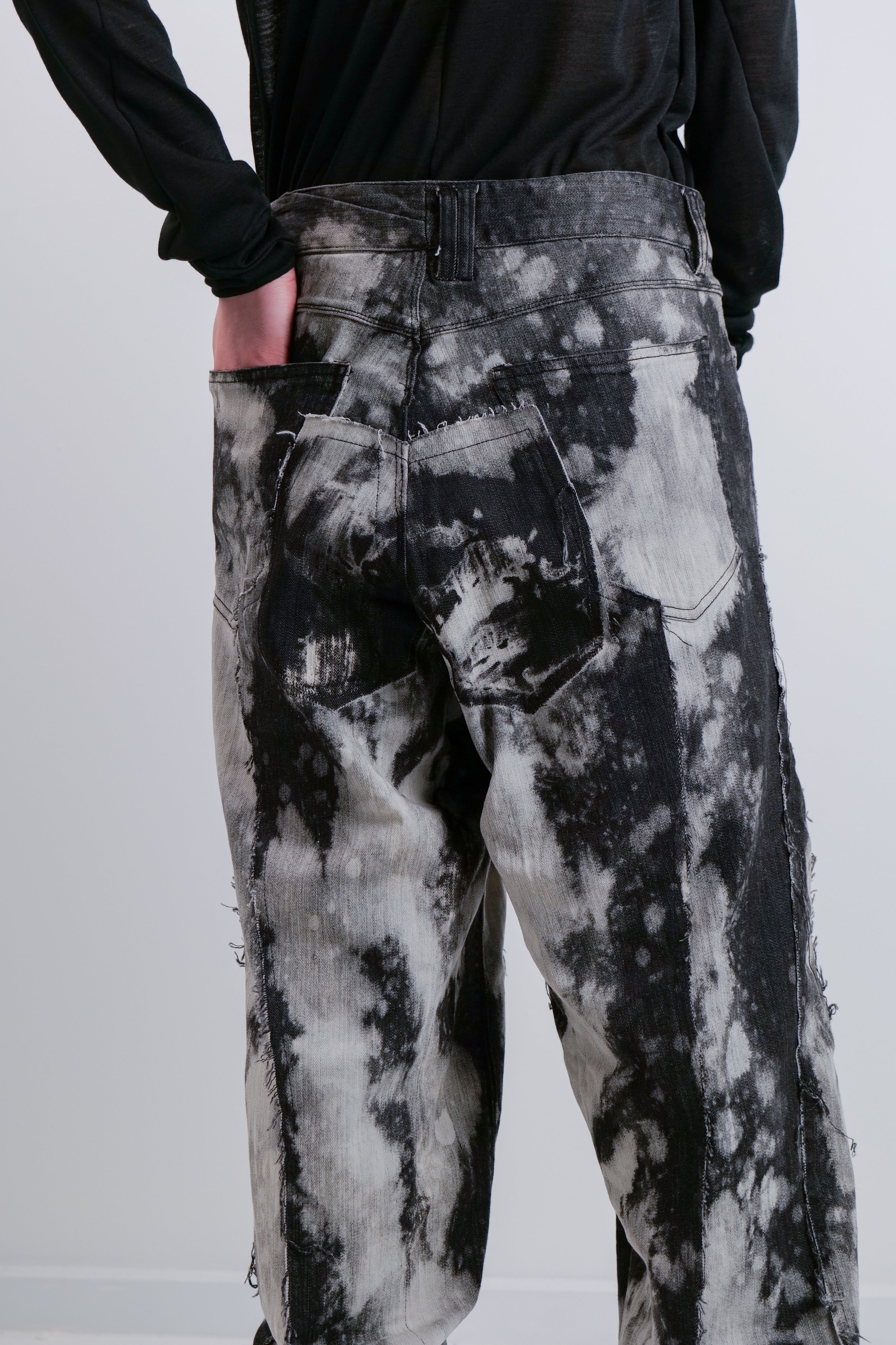 1 OF 1 RE-ENGINEERED JEANS - GREY & BLACK