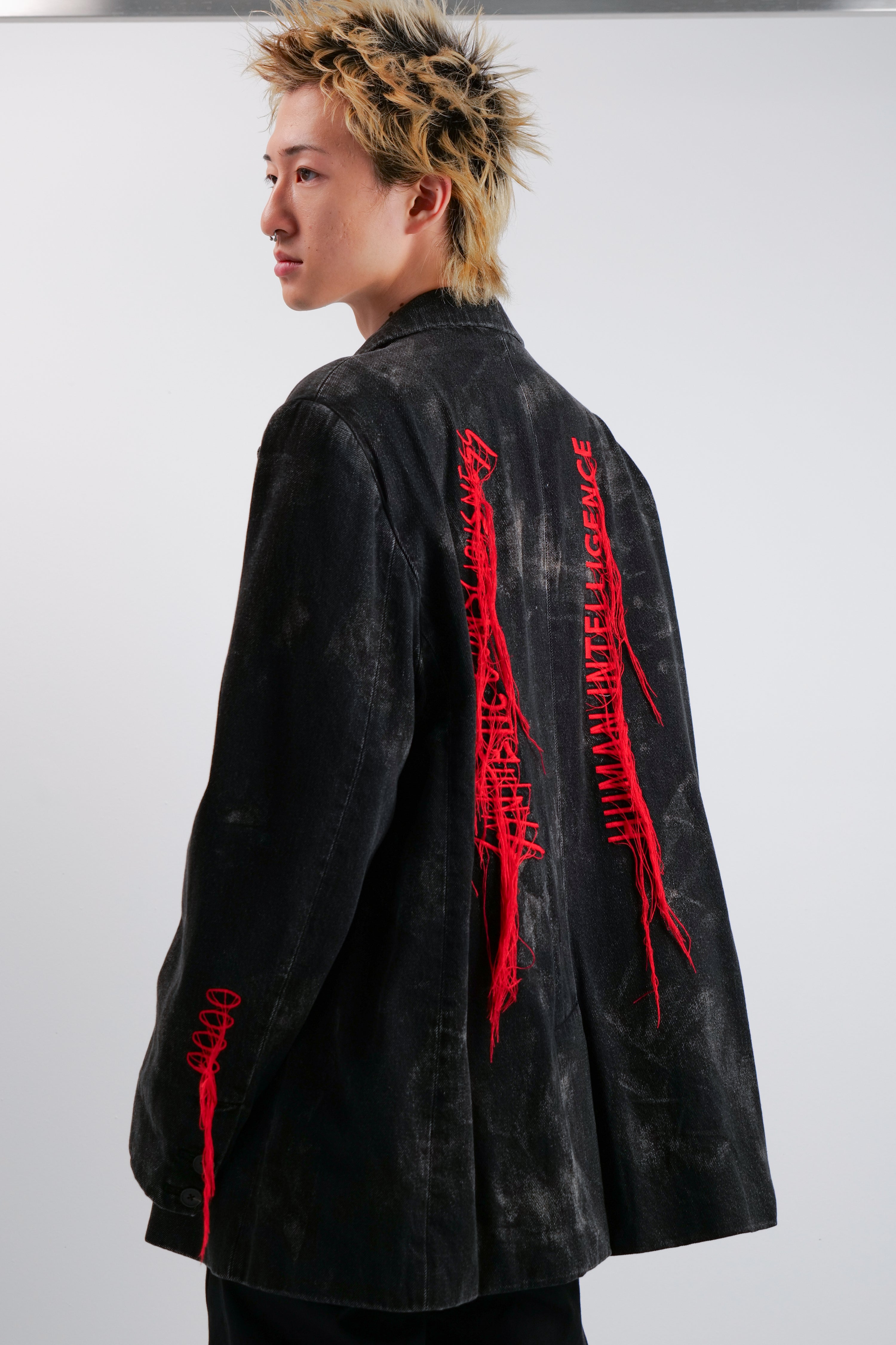 HUMAN INTELLIGENCE DENIM BLAZER