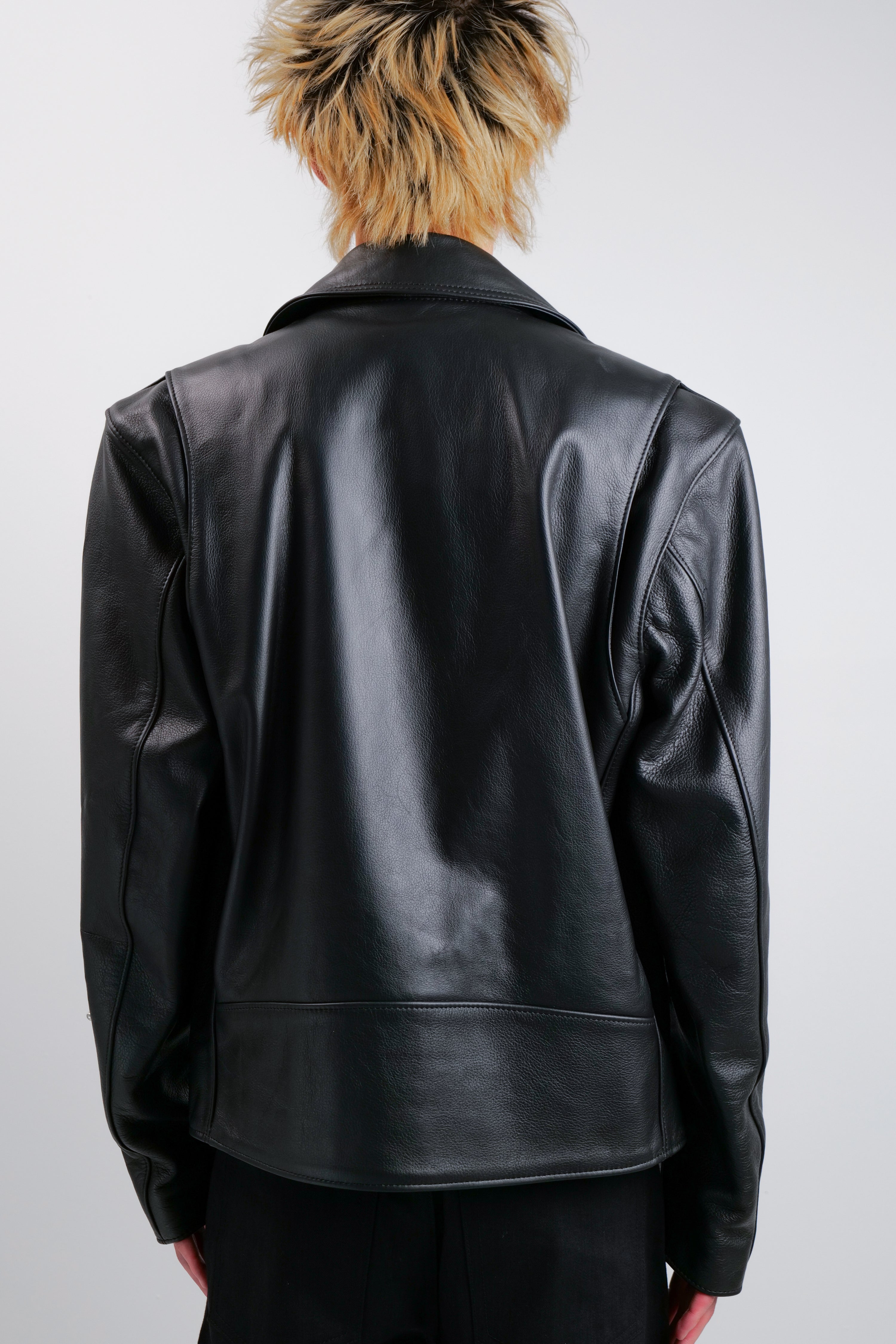 TACTILE RETRO MOTORCYCLE LEATHER JACKET